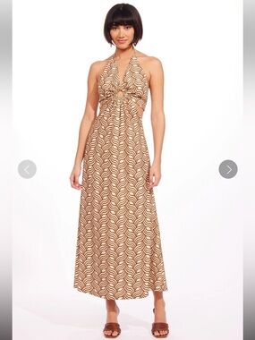 knee length dresses for ladies One-Shoulder Maxi Pleated Dress